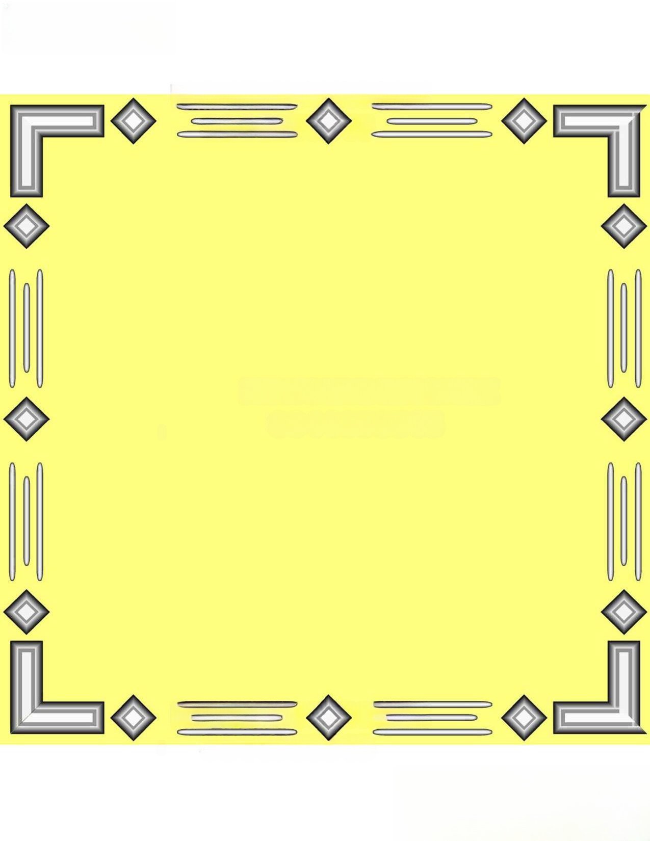 MD - MIX-23 Elegant Geometric Decorative Border Frame 3D Model